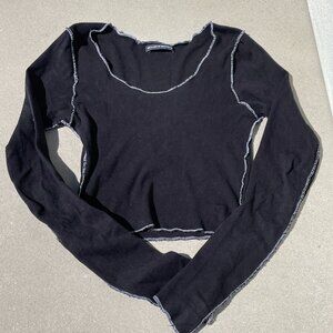 Black Brandy Melville crop-top